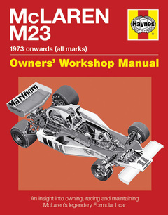 (image for) McLaren M23 Owners' Workshop Manual - Click Image to Close